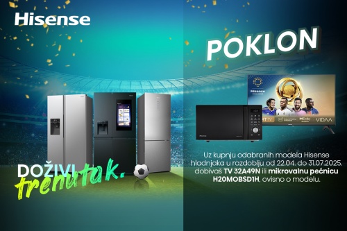 Uz Hisense hladnjake - doživi trenutak!