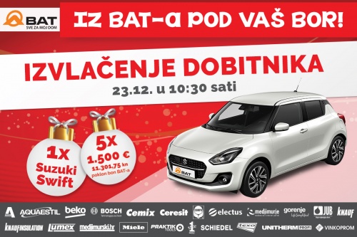 Sutra, 23.12. javno izvlačenje dobitnika nagrada!