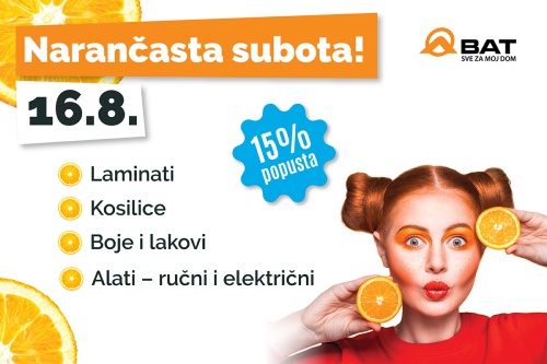 Narančasta subota - 16. kolovoza!