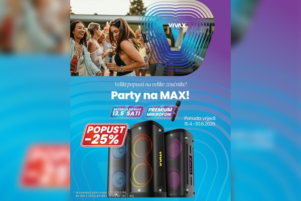 Vivax karaoke zvučnici -25% popusta