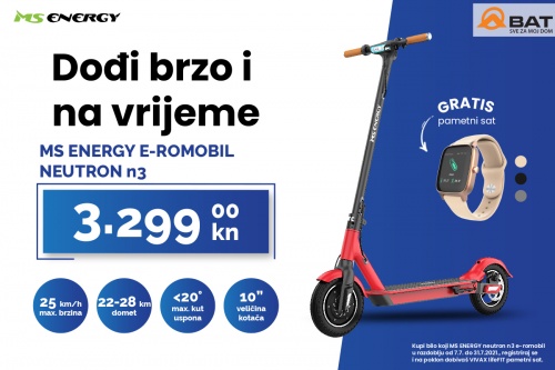 Brzo i na vrijeme uz GRATIS pametni sat!