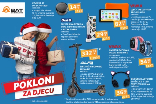 Božićni pokloni za djecu