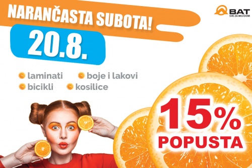 Narančasta subota - 20. kolovoza!