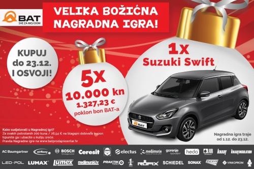 U četvrtak, 1. prosinca počinje velika božićna nagradna igra!